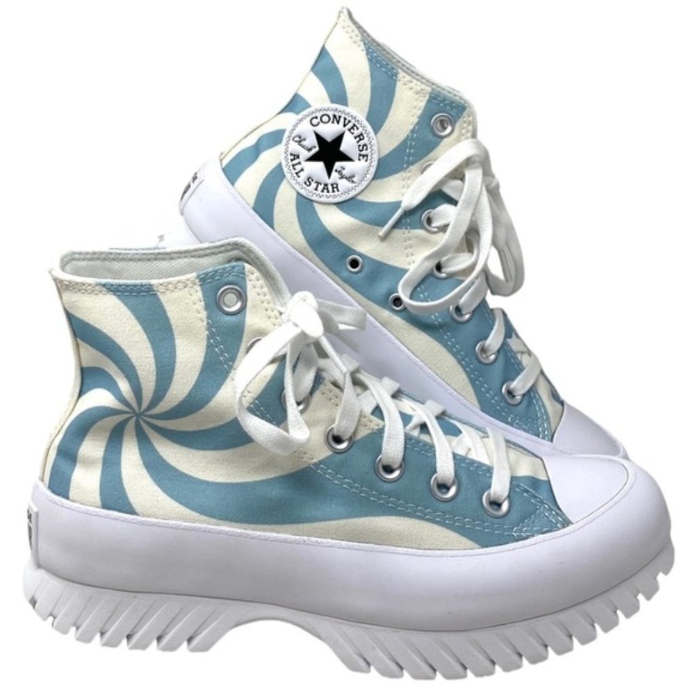 Converse Ctas Lugged 2.0 Shoes Skate Canvas Blue Candy Women Casual A10021C
